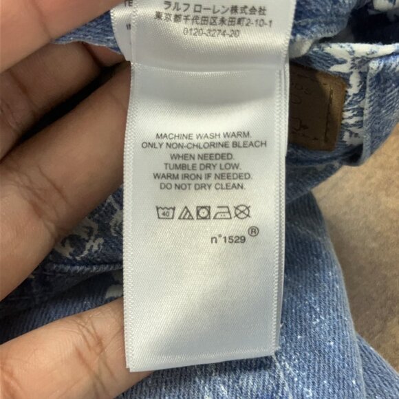 Polo Ralph Lauren Jeans Womens 26 High Rise Slim Fit Floral Print NWOT - Picture 10 of 14